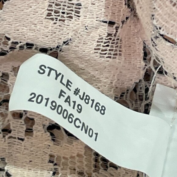(NEW) J. CREW Button Down Lace Blouse W/Cami Style#J8168, Pink/Black - 14 - Picture 13 of 13